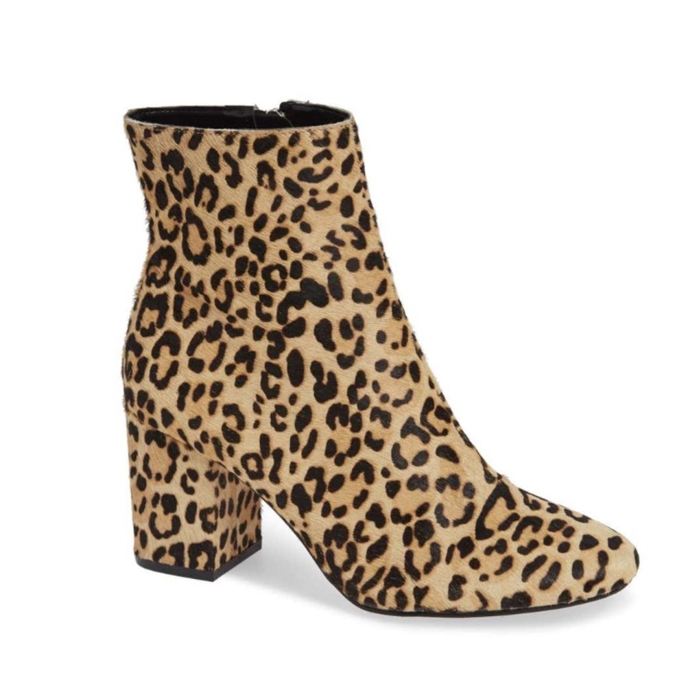 Halogen Nordstrom Alexa Leopard Bootie